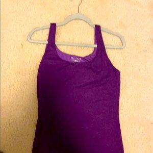 Purple tank